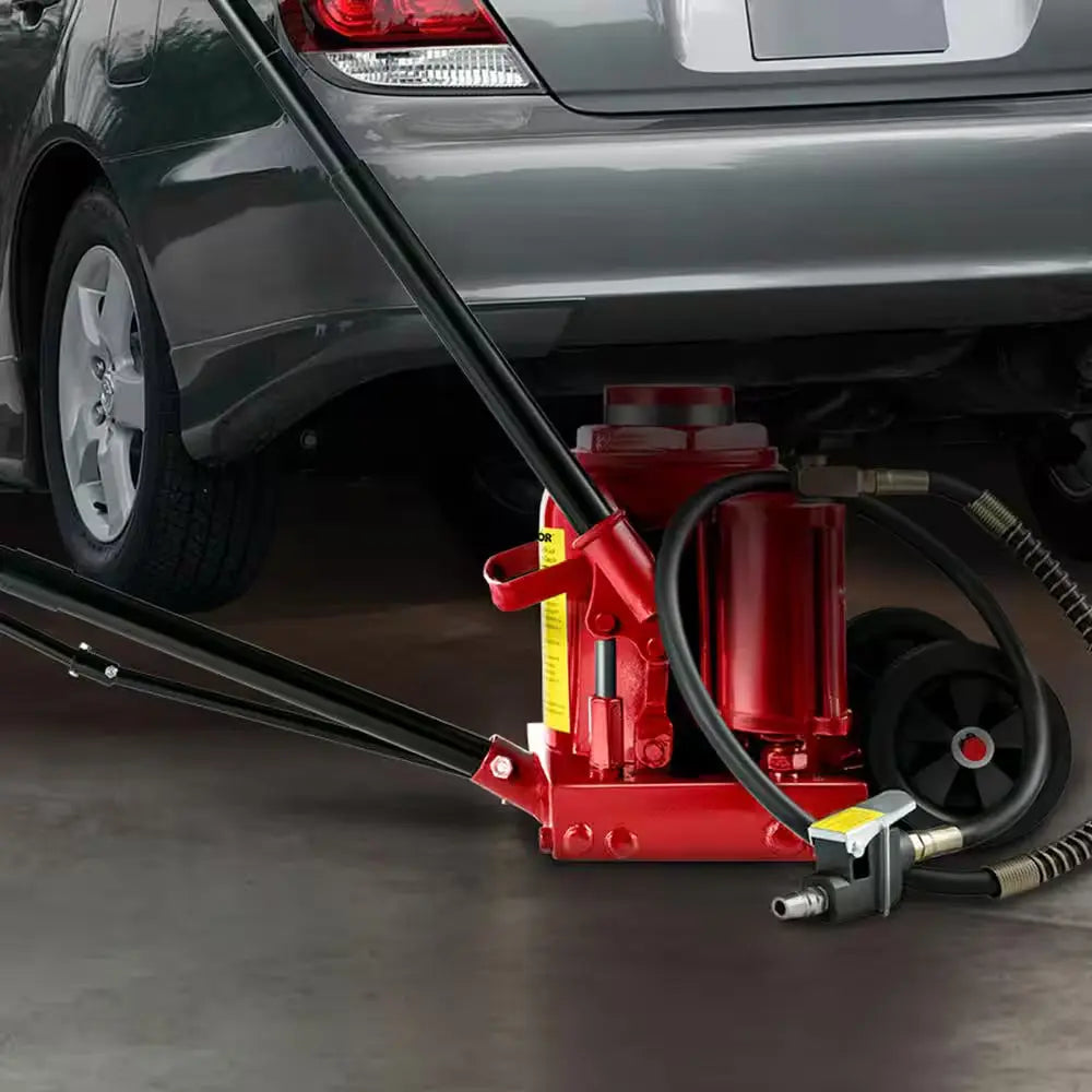 110231 Lbs. 50-Ton Bottle Air Hydraulic Bottle Jack Rugged Steel Construction Heavy-Duty Air Jack