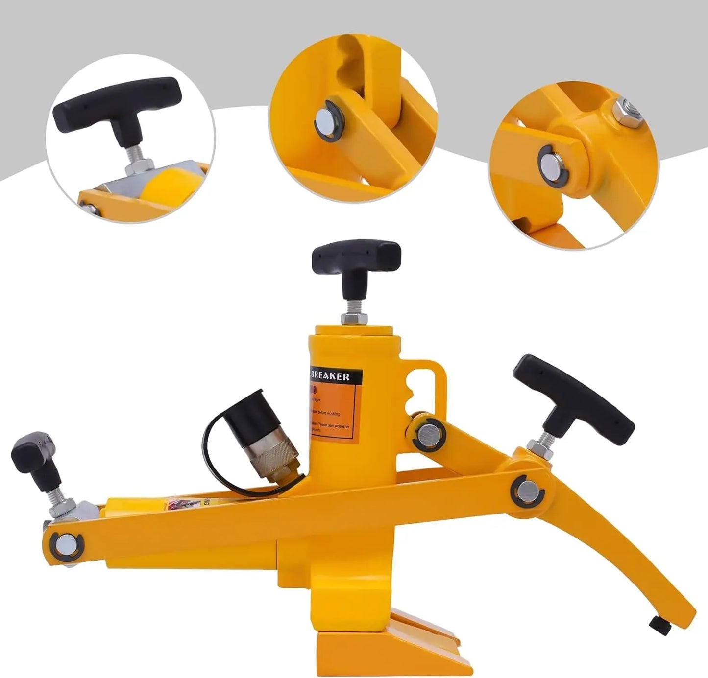 Bead Breaker Hydraulic Tire Bead Breaker 10000PSI Pneumatic Tire Stripper Tractor Truck Changer | US Stock