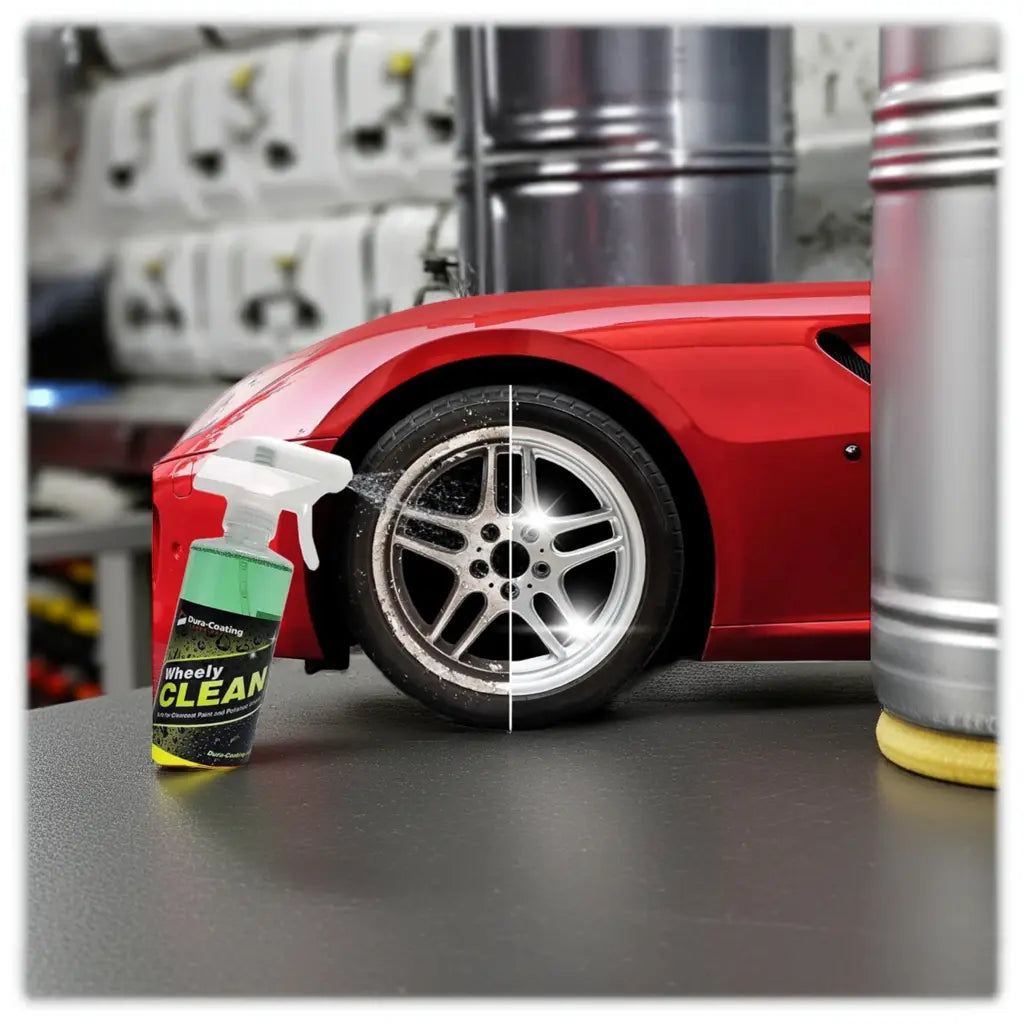 , Blue Premium Metal Polish - Perfect for Aluminum Wheels, Diamond Plate, Stainless Steel, Copper, Brass, & Nickel - 16Oz Polish + 16Oz Wheely Clean (Wheel and Tire Cleaner) Precision Rims Co.