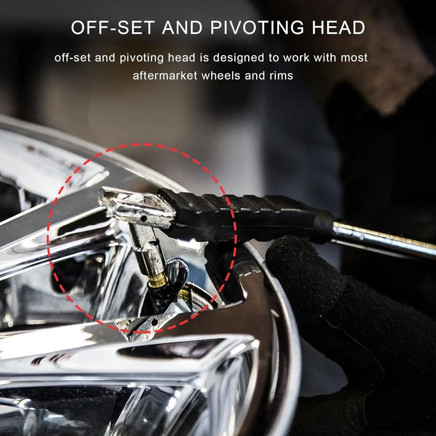 Valve Stem Puller, Automotive Tire Valve Stem Installation Tool with Rubber Boot, Universal Tire Valve Stem Valve Core Removal Tool for Most Vehicles, Car Accessories