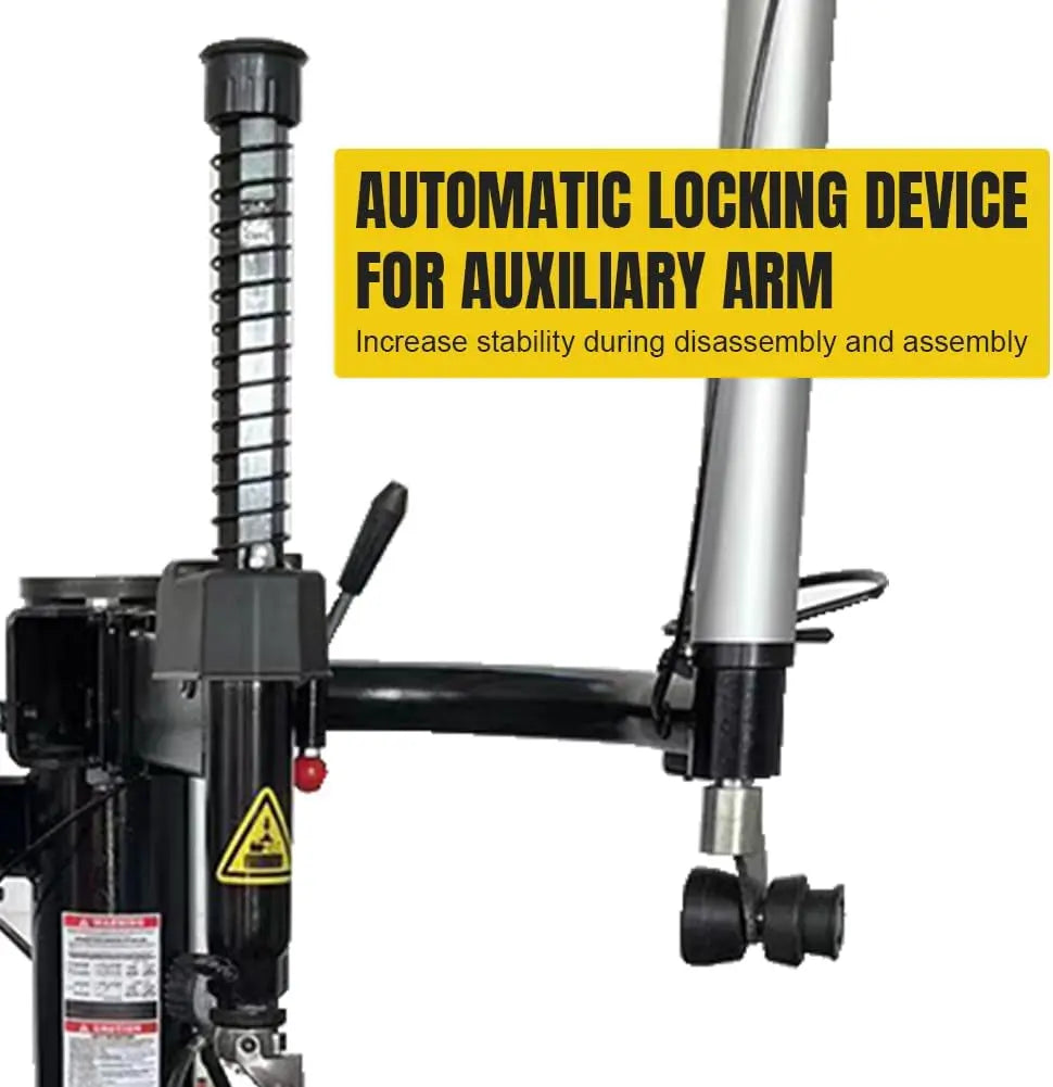 Tire Changer 24'' Rim Tire Changing Machine Wheel Clamping Style Tool Changers Machine Rim Clamp with Double Assist Arms