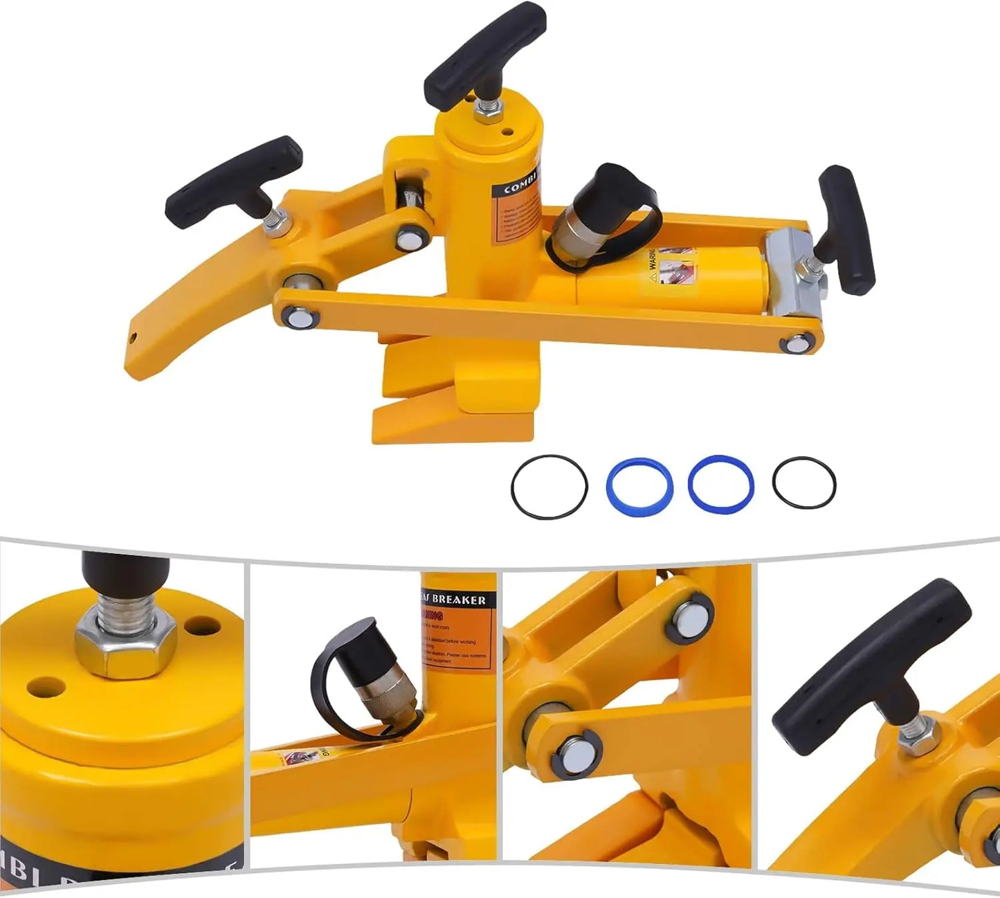 Bead Breaker Hydraulic Tire Bead Breaker 10000PSI Pneumatic Tire Stripper Tractor Truck Changer | US Stock