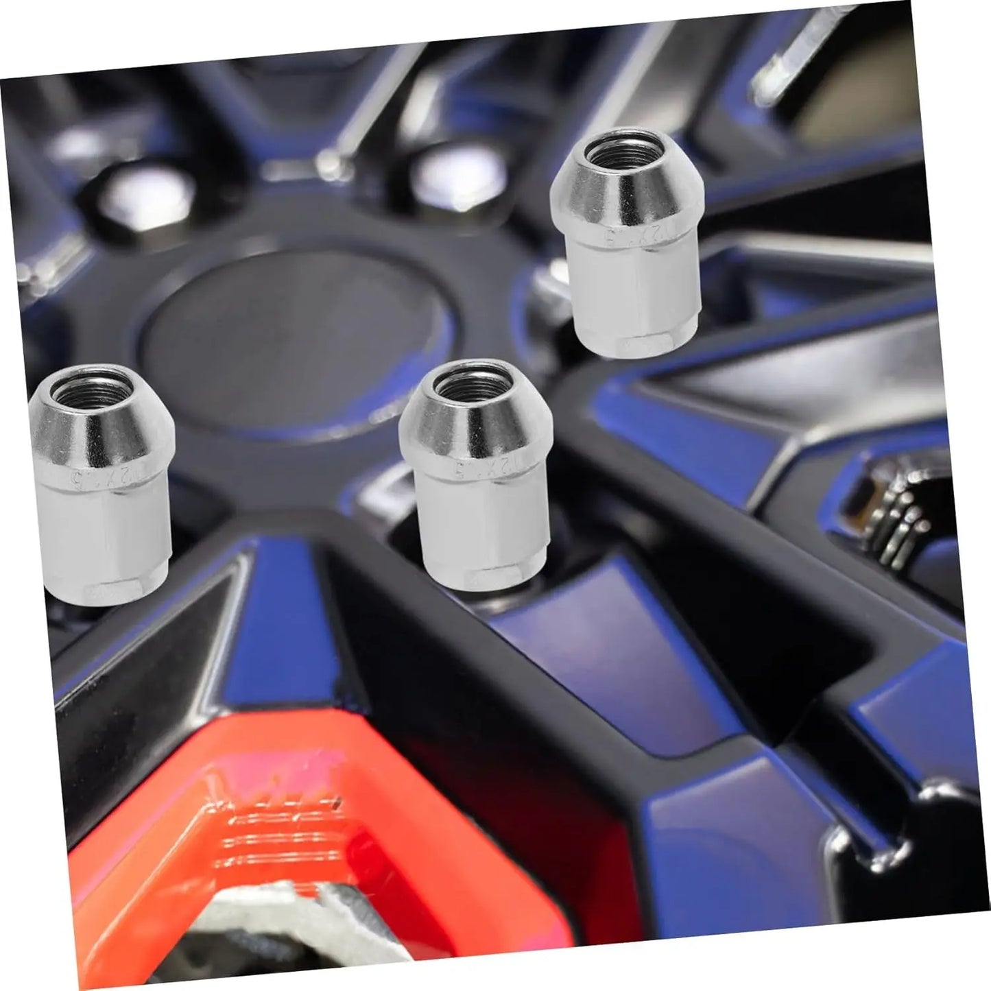 10Pcs Tire Screws Automotive Lug Nuts Lug Nuts for Automotive Tires Tire Lug Nuts Camper Lug Nuts Lug Nuts for Truck Tires Wheel Nuts Car Wheel Lug Nuts Automotive Accessories, Silver