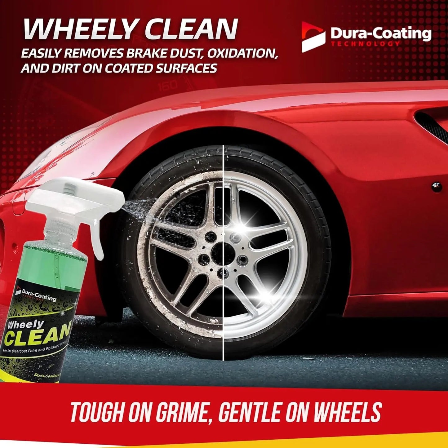 , Blue Premium Metal Polish - Perfect for Aluminum Wheels, Diamond Plate, Stainless Steel, Copper, Brass, & Nickel - 16Oz Polish + 16Oz Wheely Clean (Wheel and Tire Cleaner)