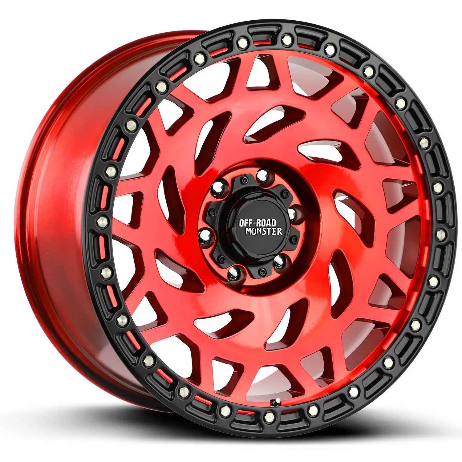 10-off-on-a-set-of-4-M50-Candy-Red-Black-Ring Precision Rims Co.