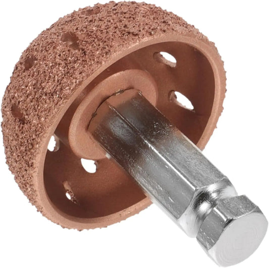2 Sets Tire Repair and Grinding Machine Coarse Buffing Wheel Tire Repair Grinding Head Car Tire Grinding Head Grinding Head with Rod Bowl Repair for Tire Auto Tire Buffer Tire Tool