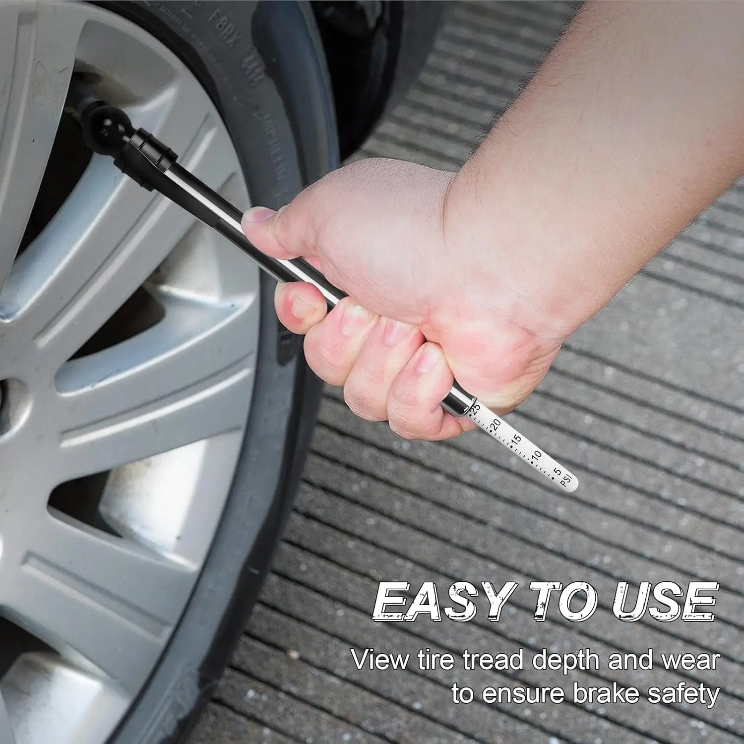 Tire Repair Kit, 46PCS Heavy Duty Tire Patch Kit with Plugs,Tire Plug Kit,Tire Repair Tools for Car Truck Motorcycle ATV UTV Automotive Off-Road. (Bag)