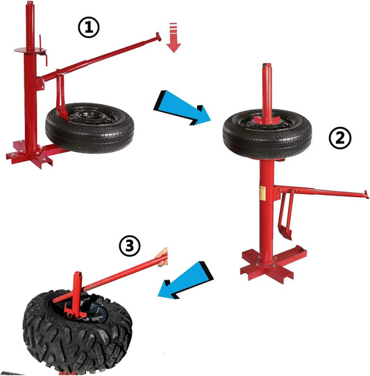 - Portable Tire Changer Changing Machine Car Truck Motorcycle Manual Bead Breake