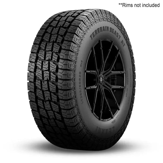 1  Terrain Beast at LT245/75R17 121/118S All Terrain 50K Warranty 10 PLY LXSTAT1775010 / 245/75/17 / 2457517