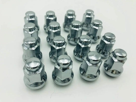 Chrome HD Lug Nuts for Kawasaki Atvs, 10X1.25Mm, Set of 16, Spline, Steel, ISO Metric, Heavy Duty, Right Hand, Fine, 10 Millimeters, Chrome Finish