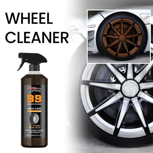 120ML Automobile Wheel Cleaner Powerful Rim Brake Buster Spray Car Detailing Brake Dust Remover for Cleaning Wheels and Tires