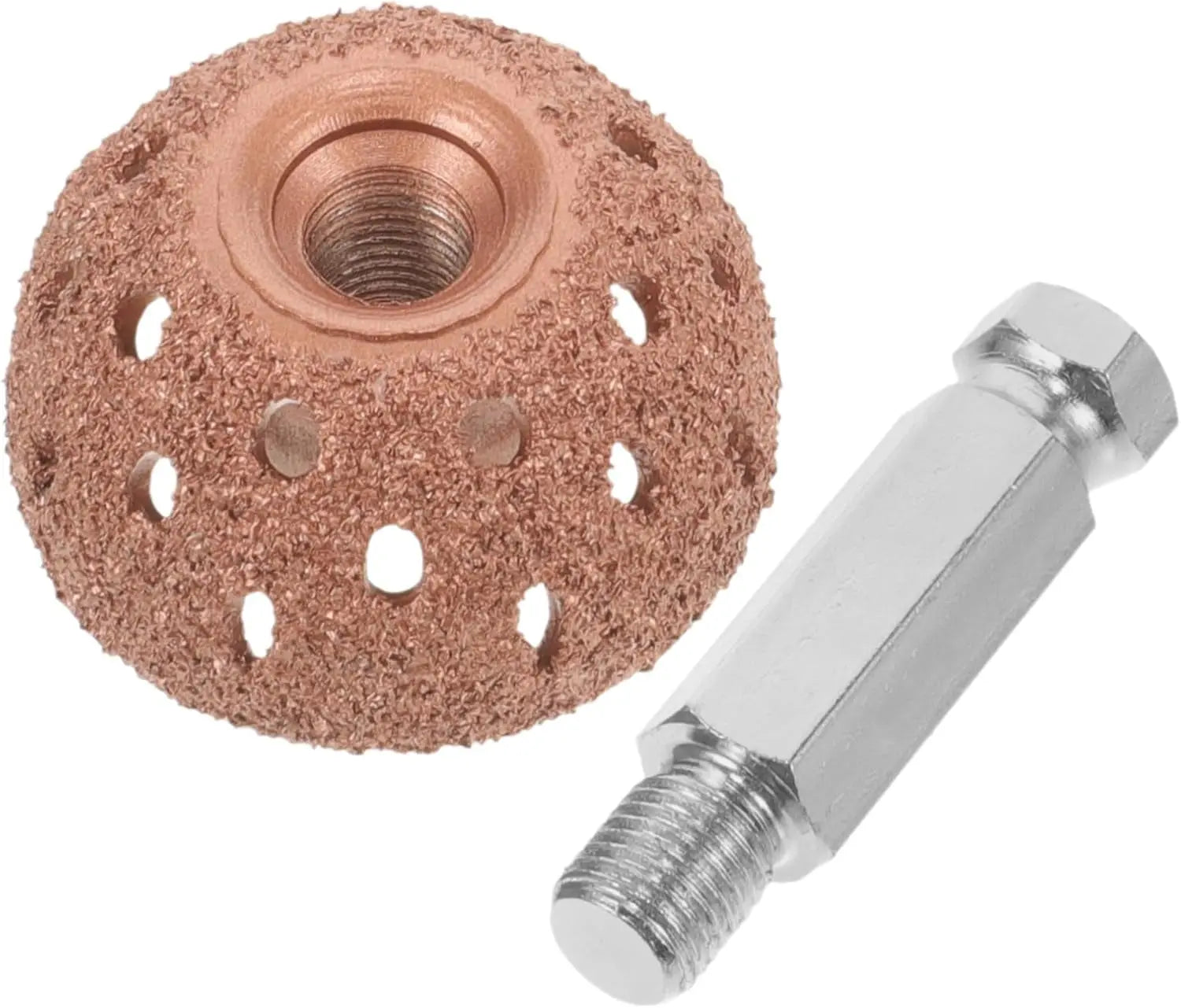 2 Sets Tire Repair and Grinding Machine Coarse Buffing Wheel Tire Repair Grinding Head Car Tire Grinding Head Grinding Head with Rod Bowl Repair for Tire Auto Tire Buffer Tire Tool