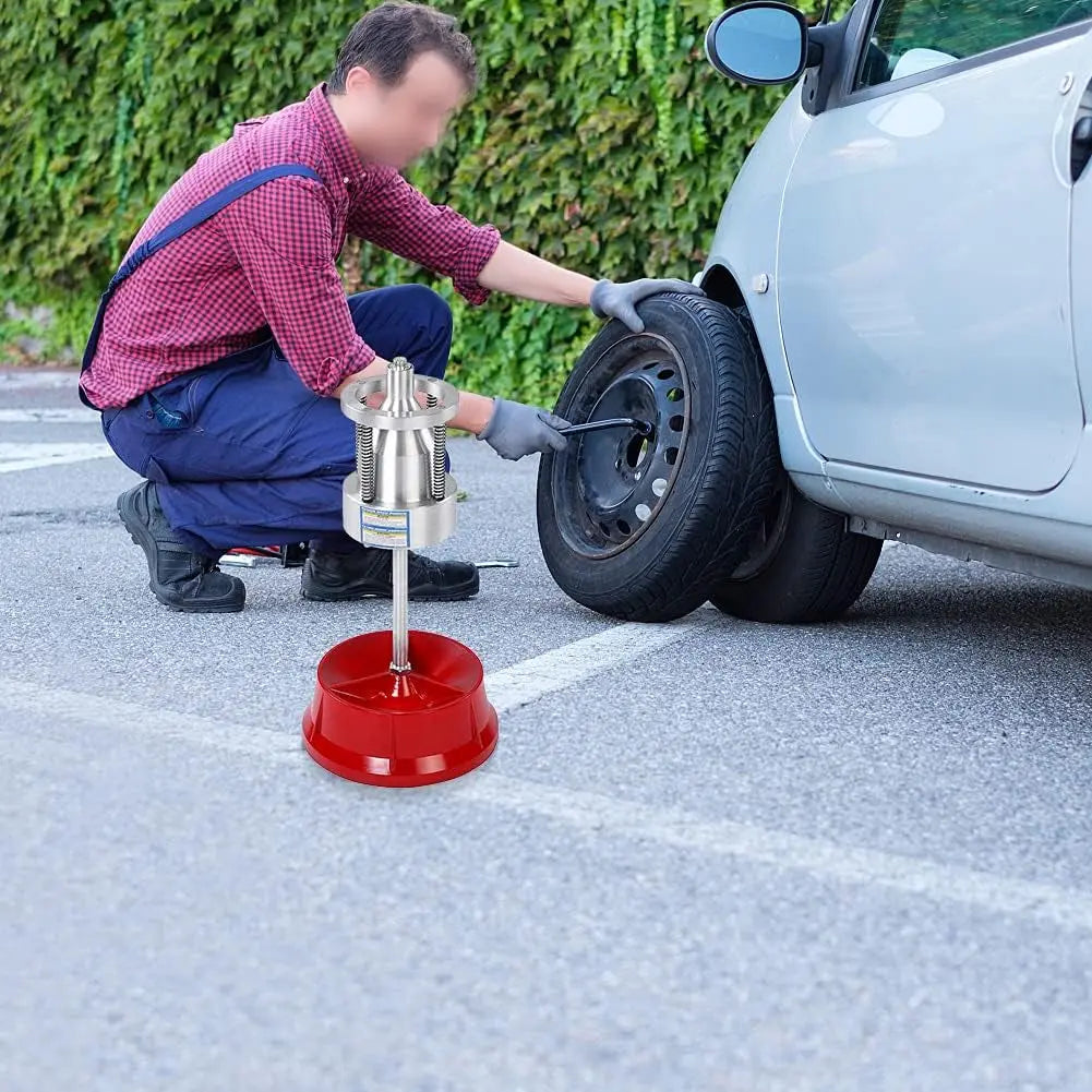 Portable Bubble Wheel Balancer, Heavy Duty Professional Tire Rim Balancing Machine Hubs Wheel Tire Balancer Bubble Level Heavy Duty Rim for Automotive Cars Trucks
